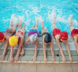 group of swimmers