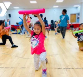 Kids getting exercise