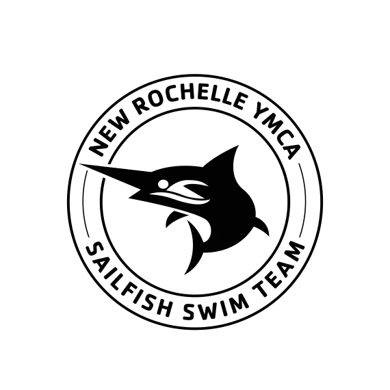 New Rochelle YMCA Sailfish Swim Team Logo